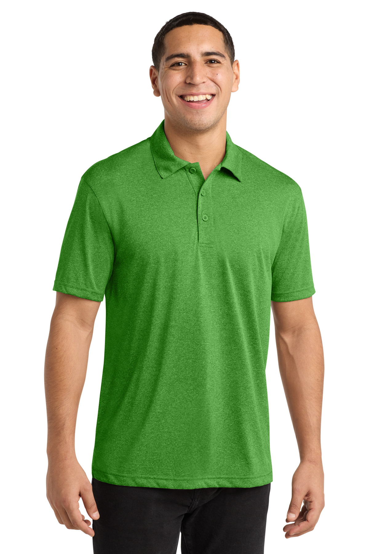 Sport-Tek Heather Contender Polo. ST660 60