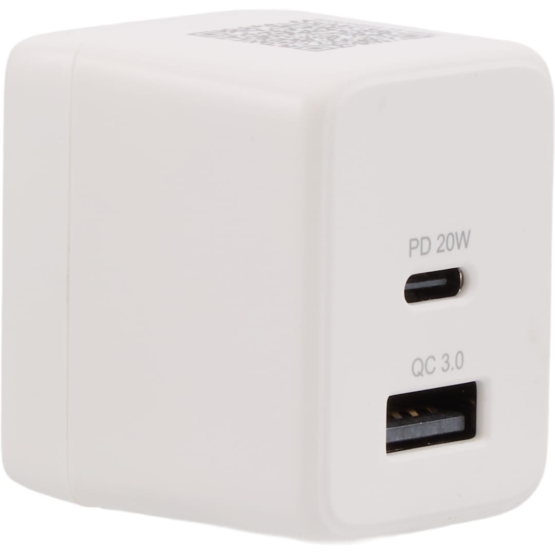 ETL Listed 20W Dual USB-A and C Wall Charger 16