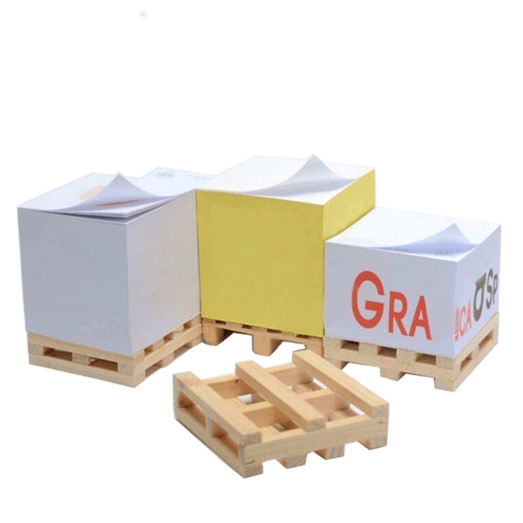 Cube Adhesive Note With Pallet
 1