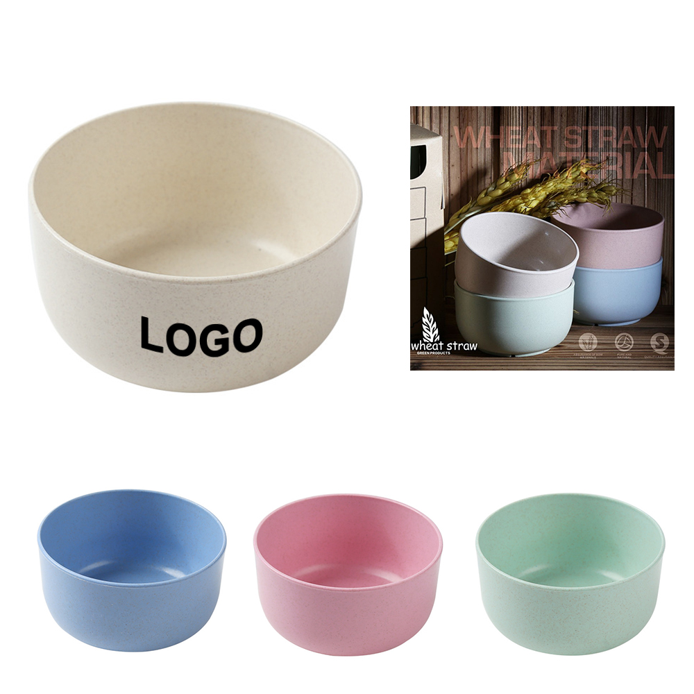 Domestic Wheat Straw Dinner Bowls 1