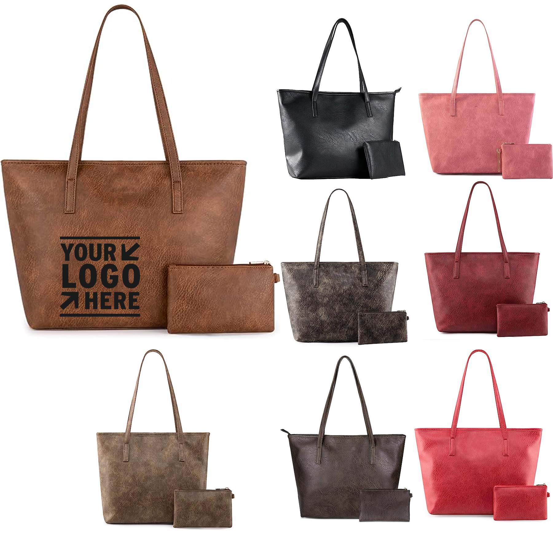 Women Ladies West Tote Bag Vegan Leather Handbag Purse 2