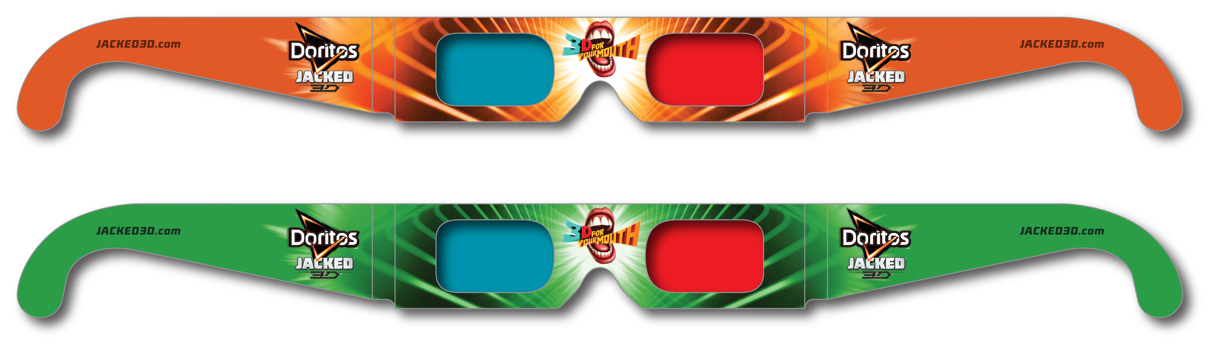 3D Glasses - Red/Cyan Lenses - Full Color Imprint 6