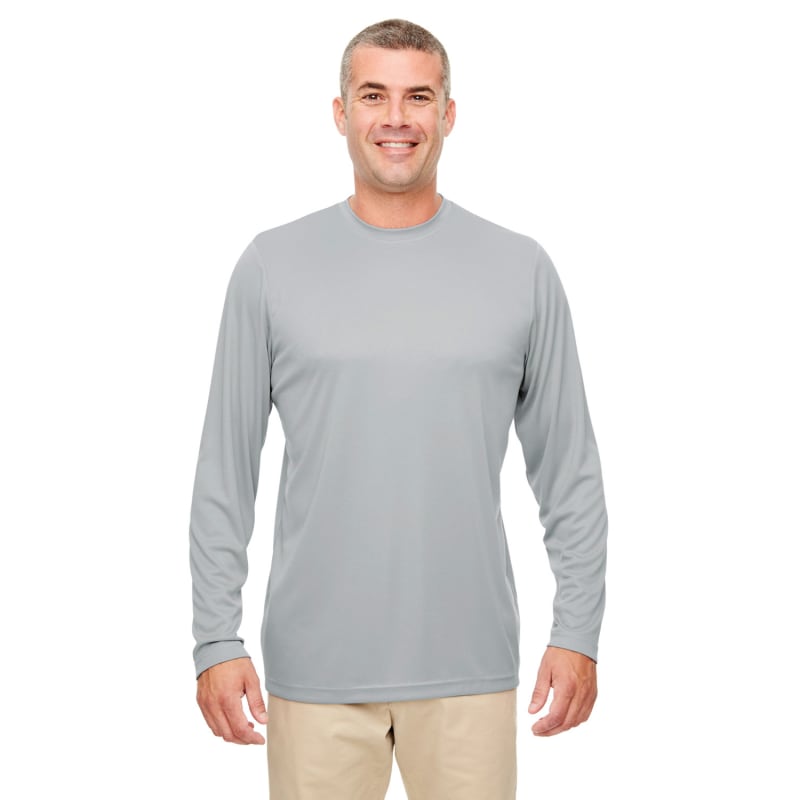 UltraClub Men's Cool & Dry Performance Long-Sleeve Top 16