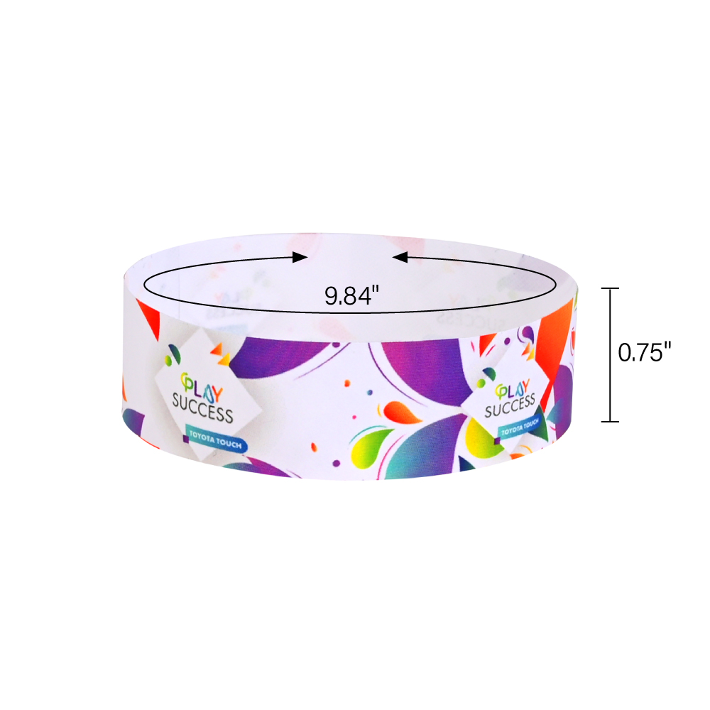 0.75" Tyvek Paper Bracelet 1