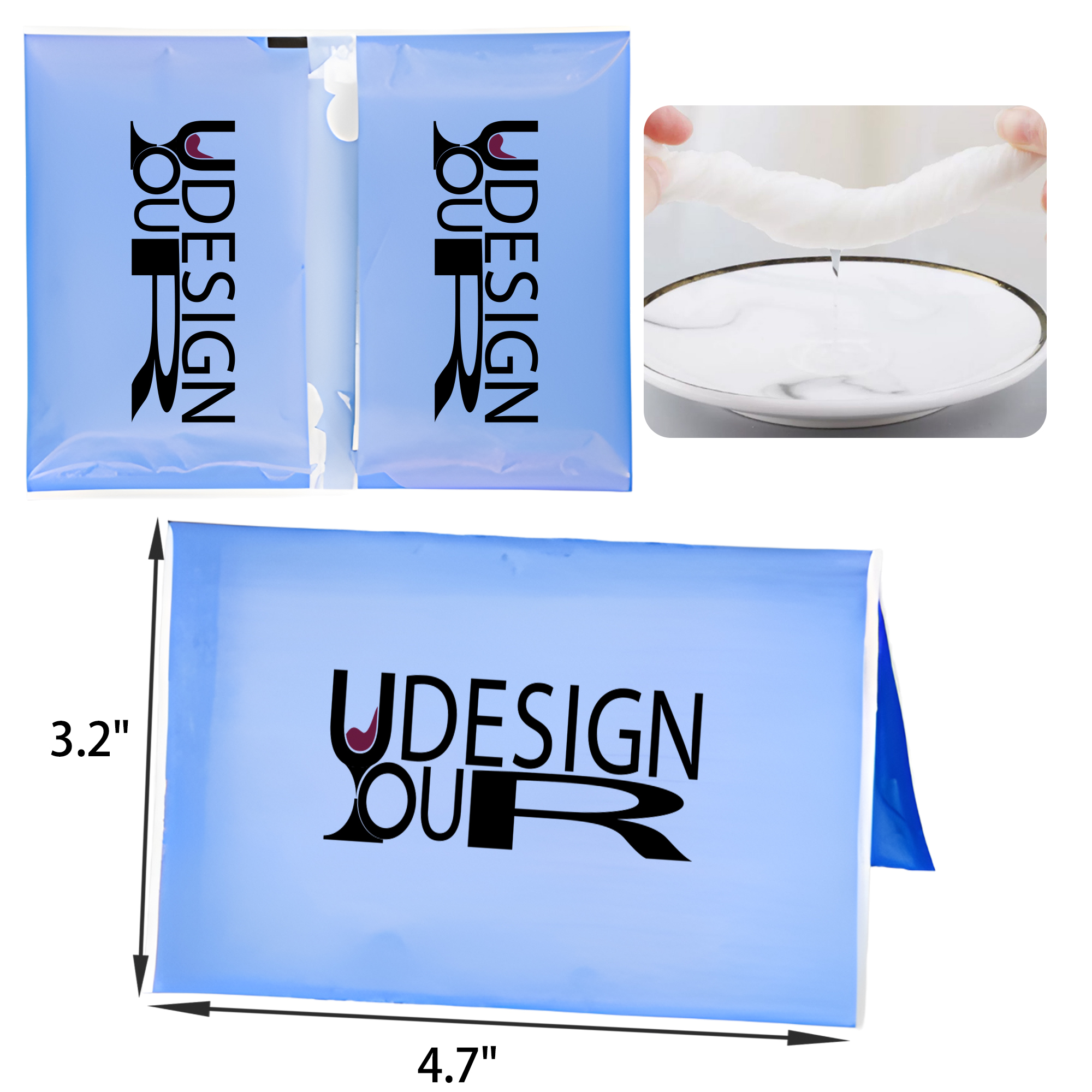 Convenient Full Color Mini Packet Napkins 2
