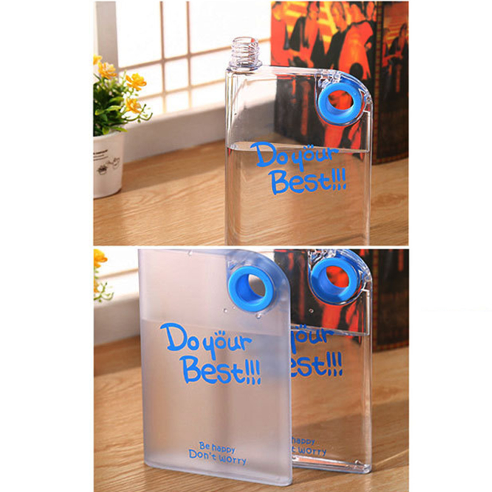450ML Portable A5 Flat Water Bottle 4