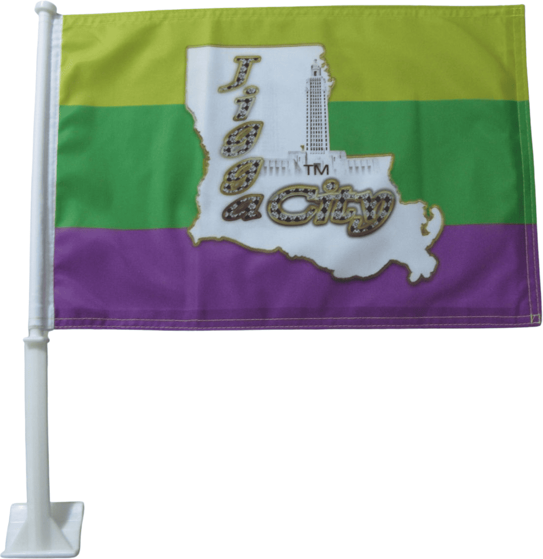 Car Flag DOUBLE SIDED Premium Polyester - Custom Printed 28