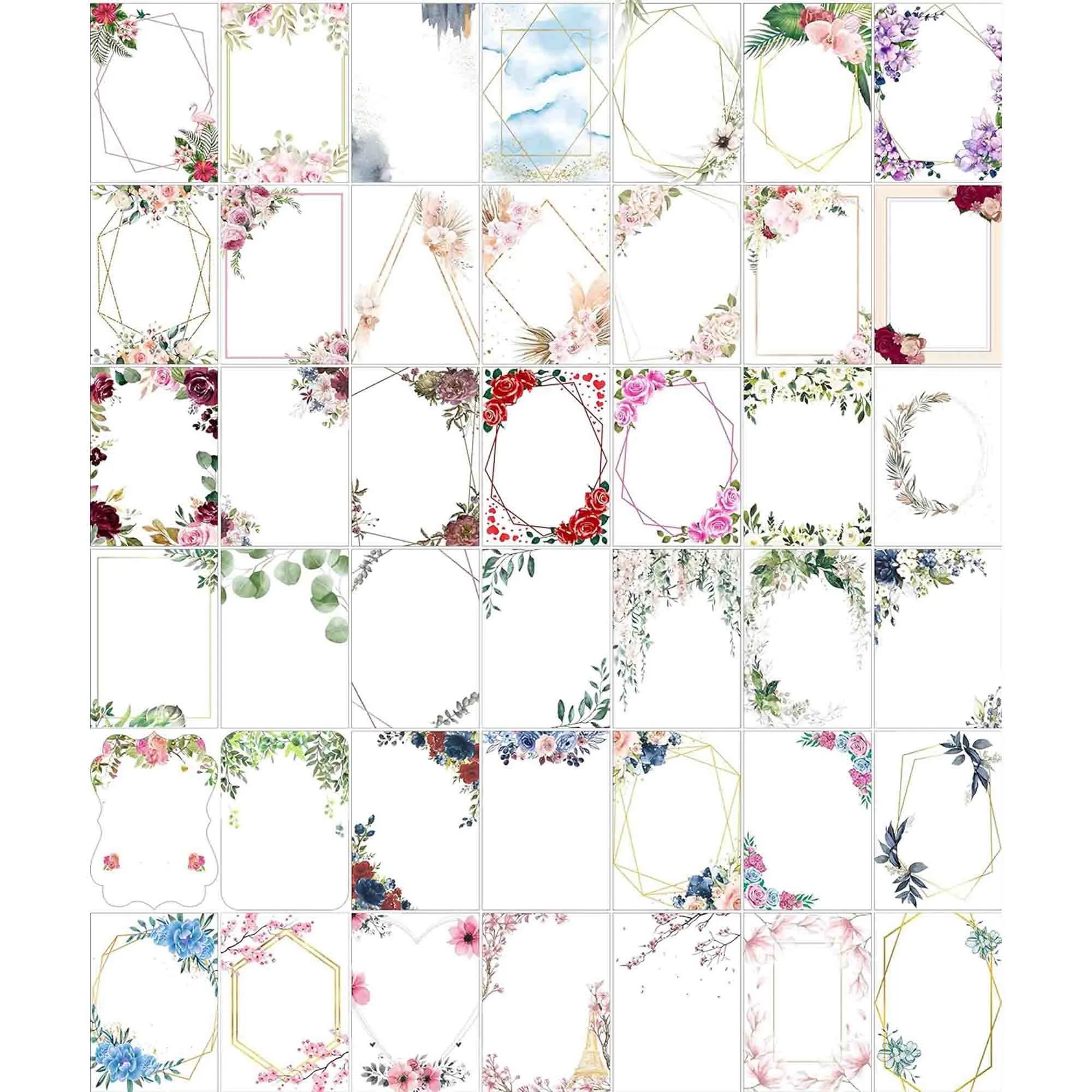 5"X7" Acrylic Wedding Invitations Cards 2