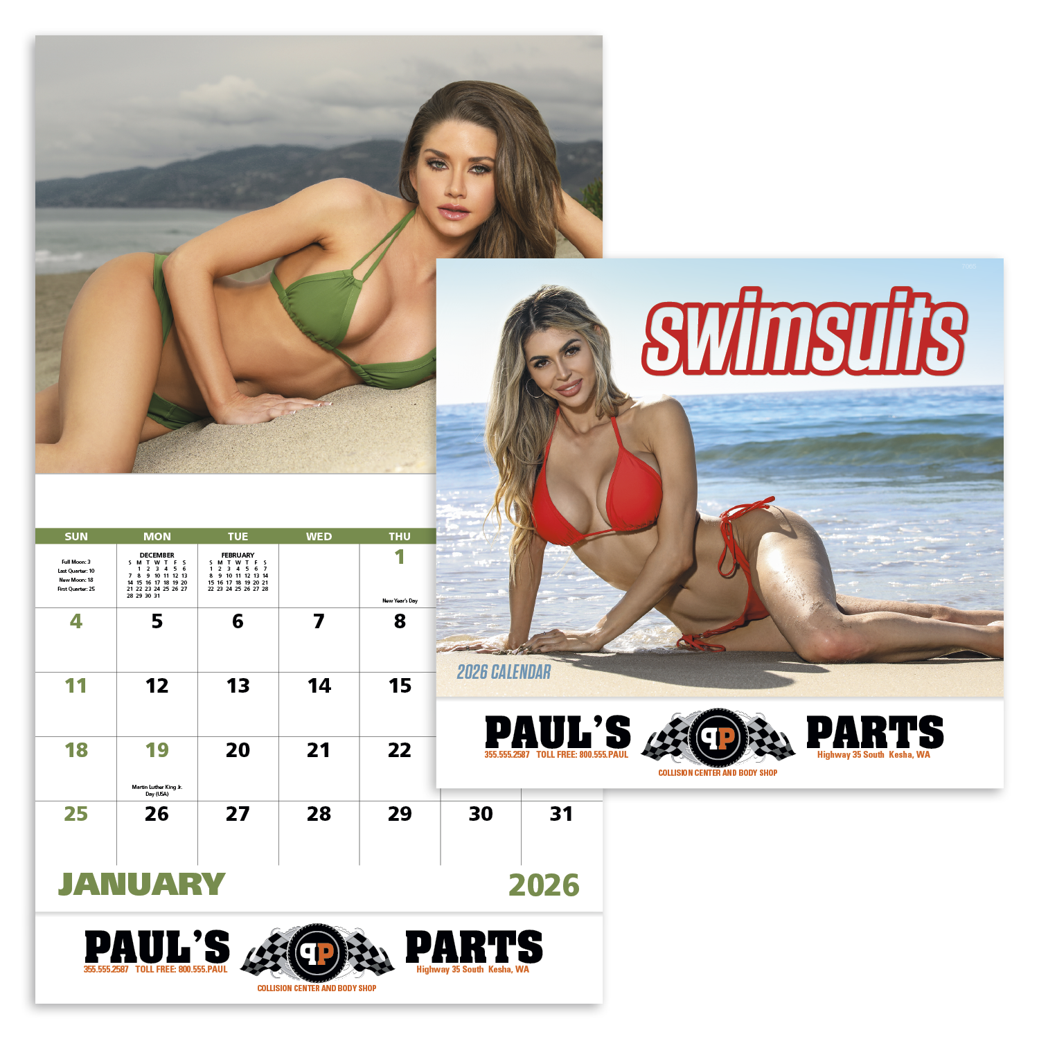 Good Value™ Swimsuits - Stapled Calendar 39