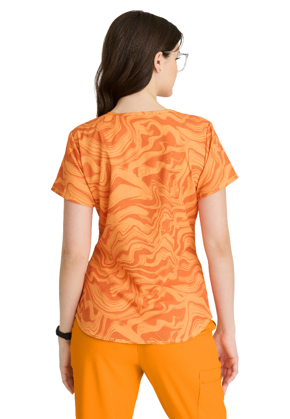 Skechers - Women's Three-Pocket V-Neck Reliance Print Scrub Top 33