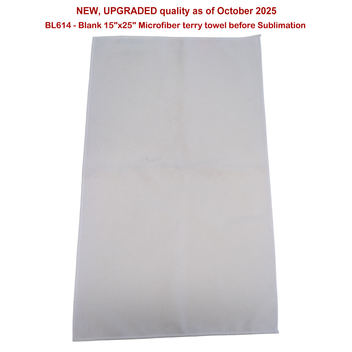 48Hr Quick Ship - Team Towel in Microfiber Dri-lite Terry, 15x25, Sublimated Sports Towel 6