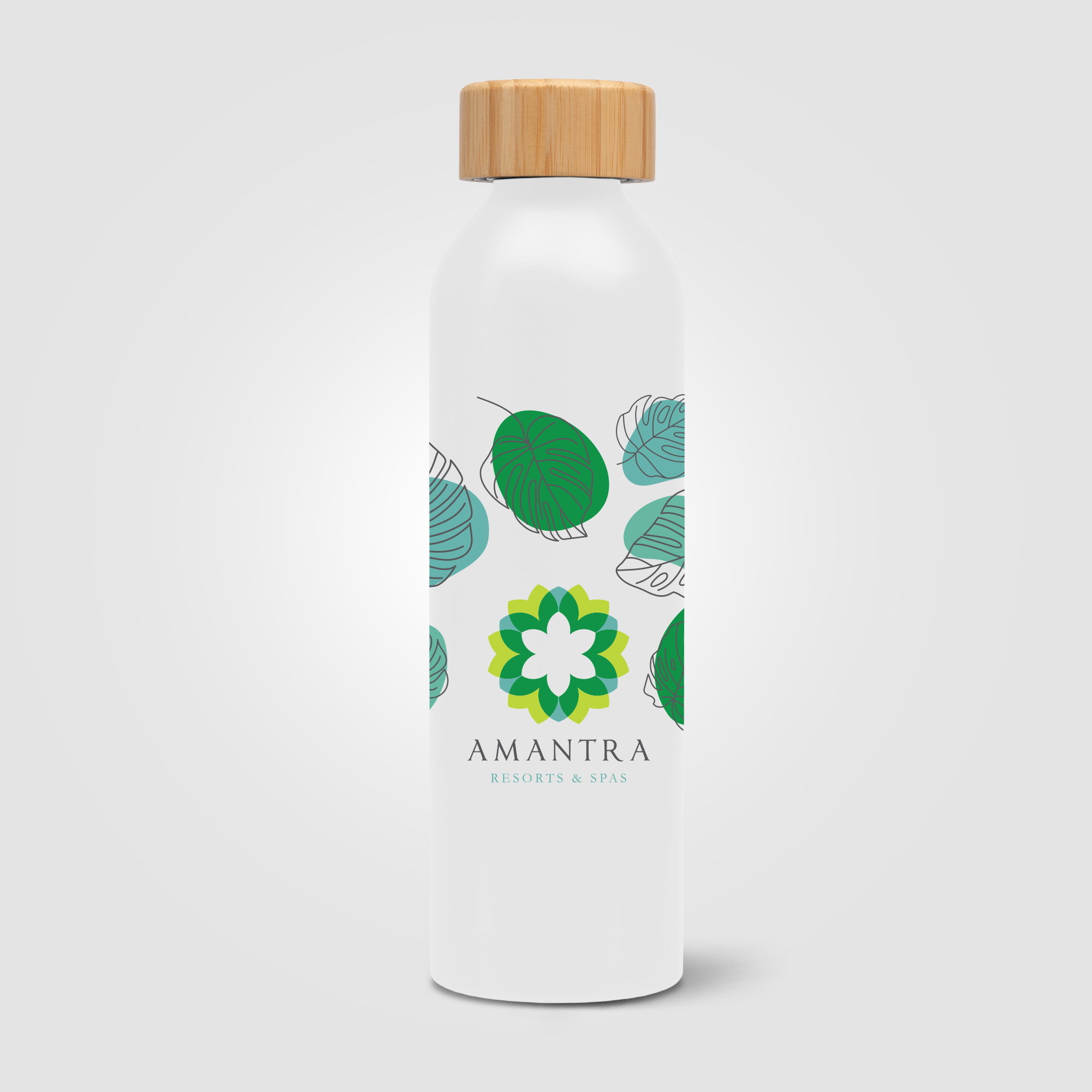 Eden - 20 oz. Aluminum Water Bottle with Bamboo Lid 9