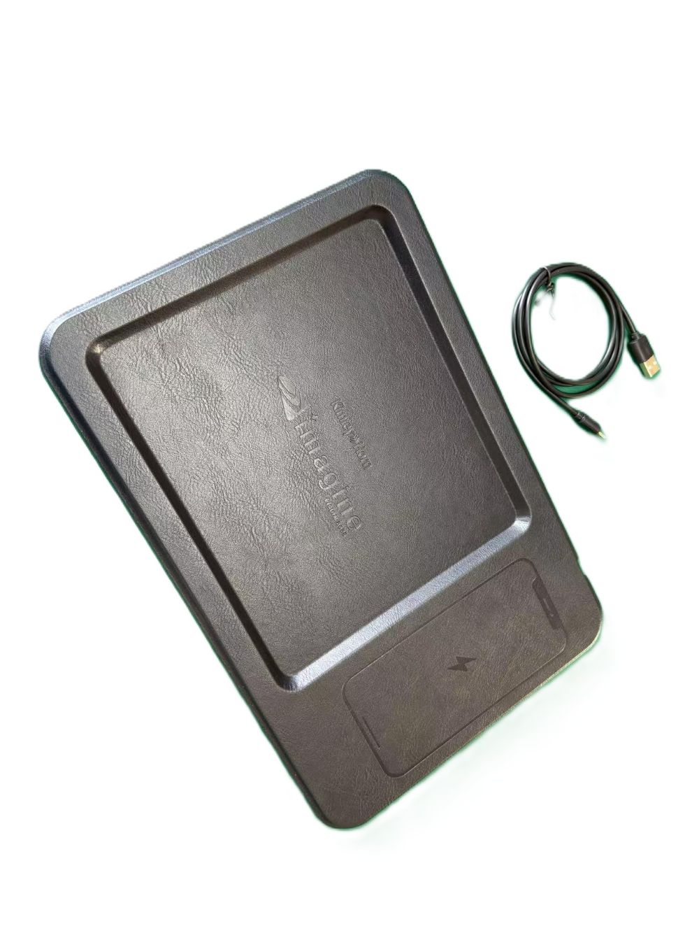 Valet Tray with Phone Charger 3