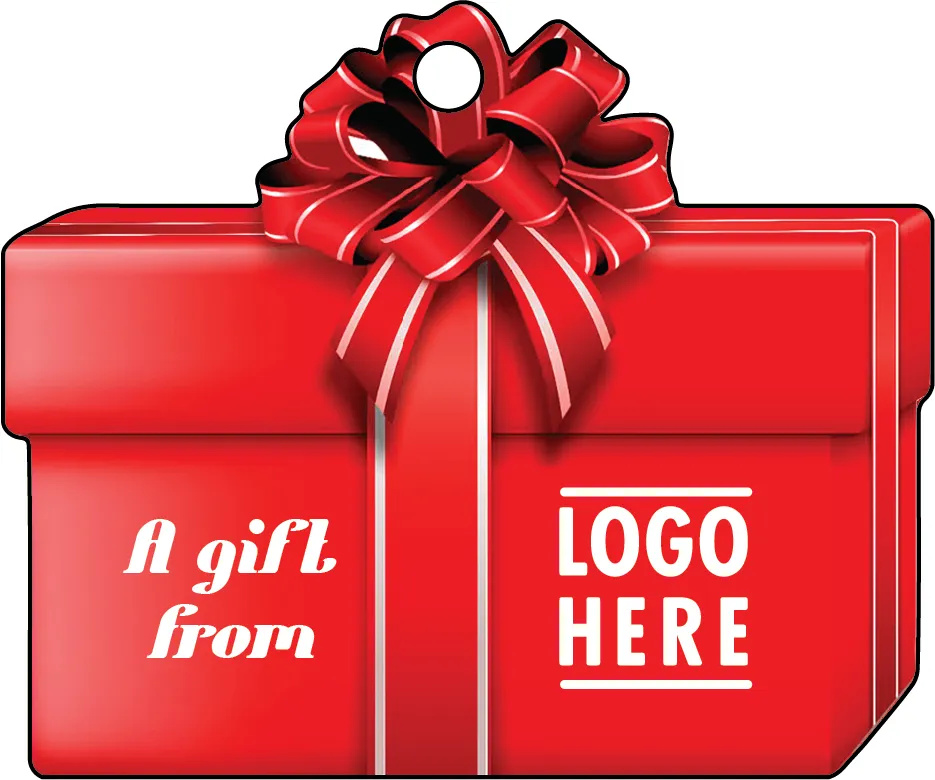 Full Color Acrylic Ornaments - Red Box