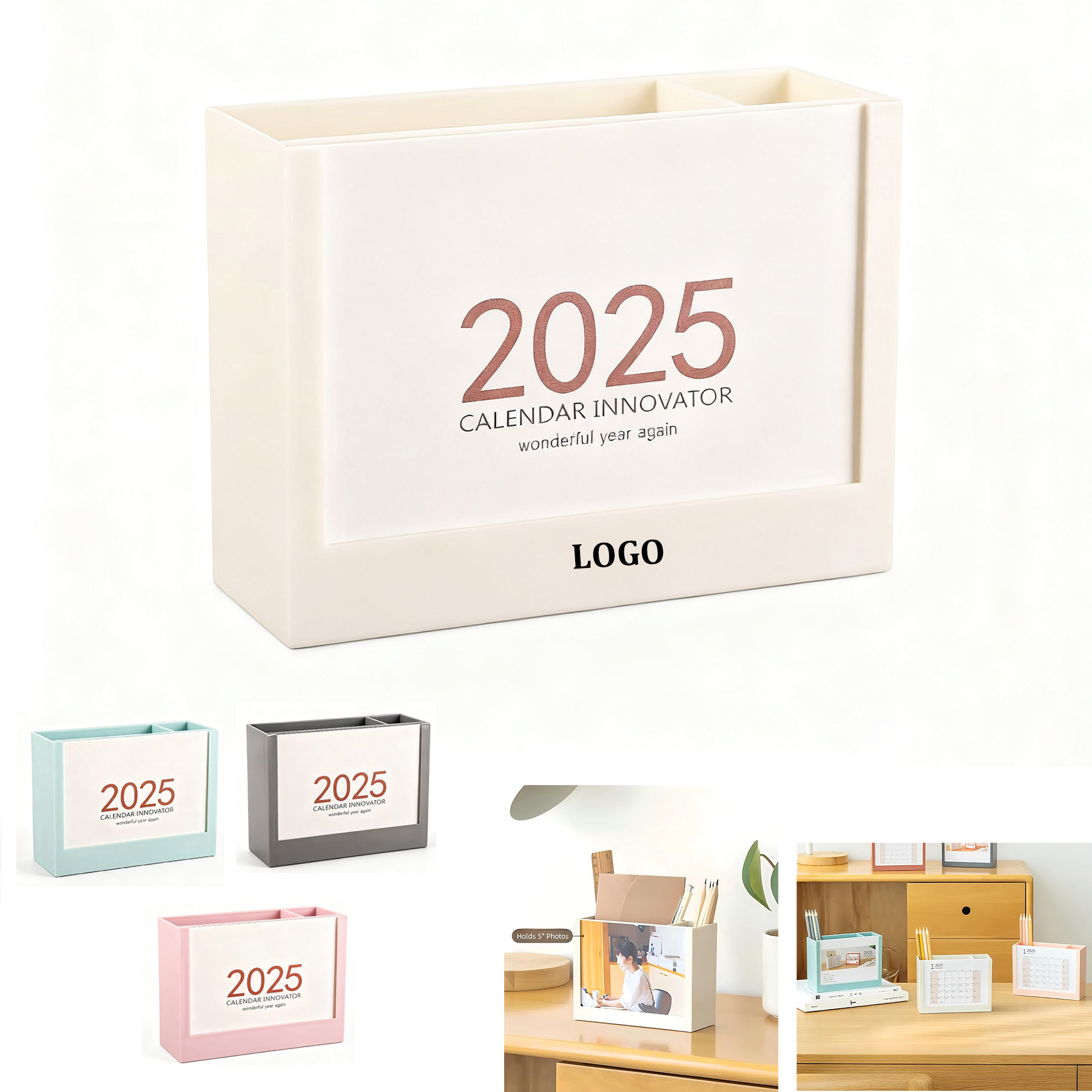 Small Ornaments Office Storage Pen Holder Calendar 6