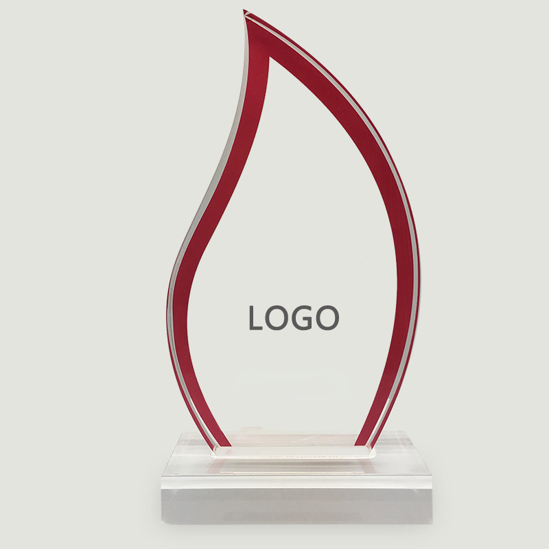 Executive Series Flame Award w/Base 4