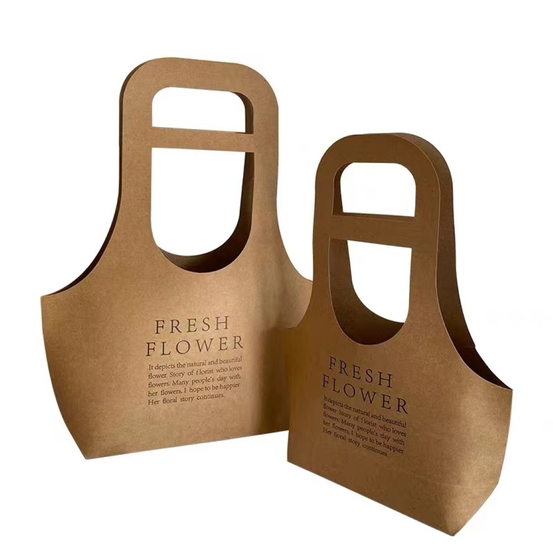 Decorative Flower Paper Pot Tote Bag 9