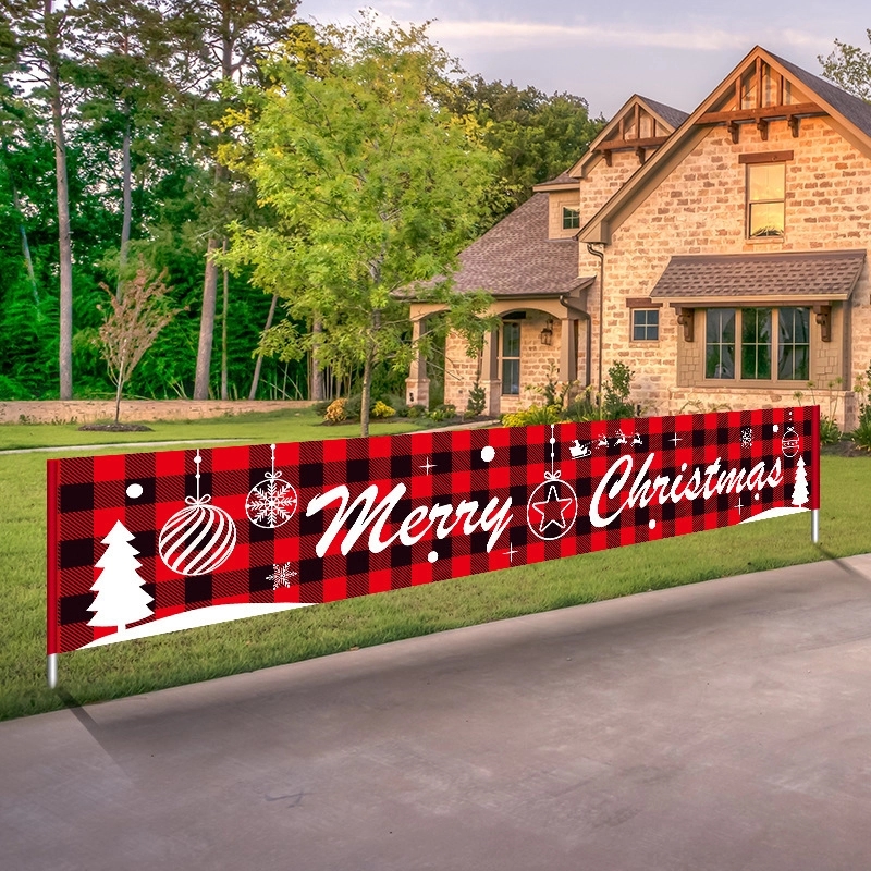 Large Merry Christmas Banner 1