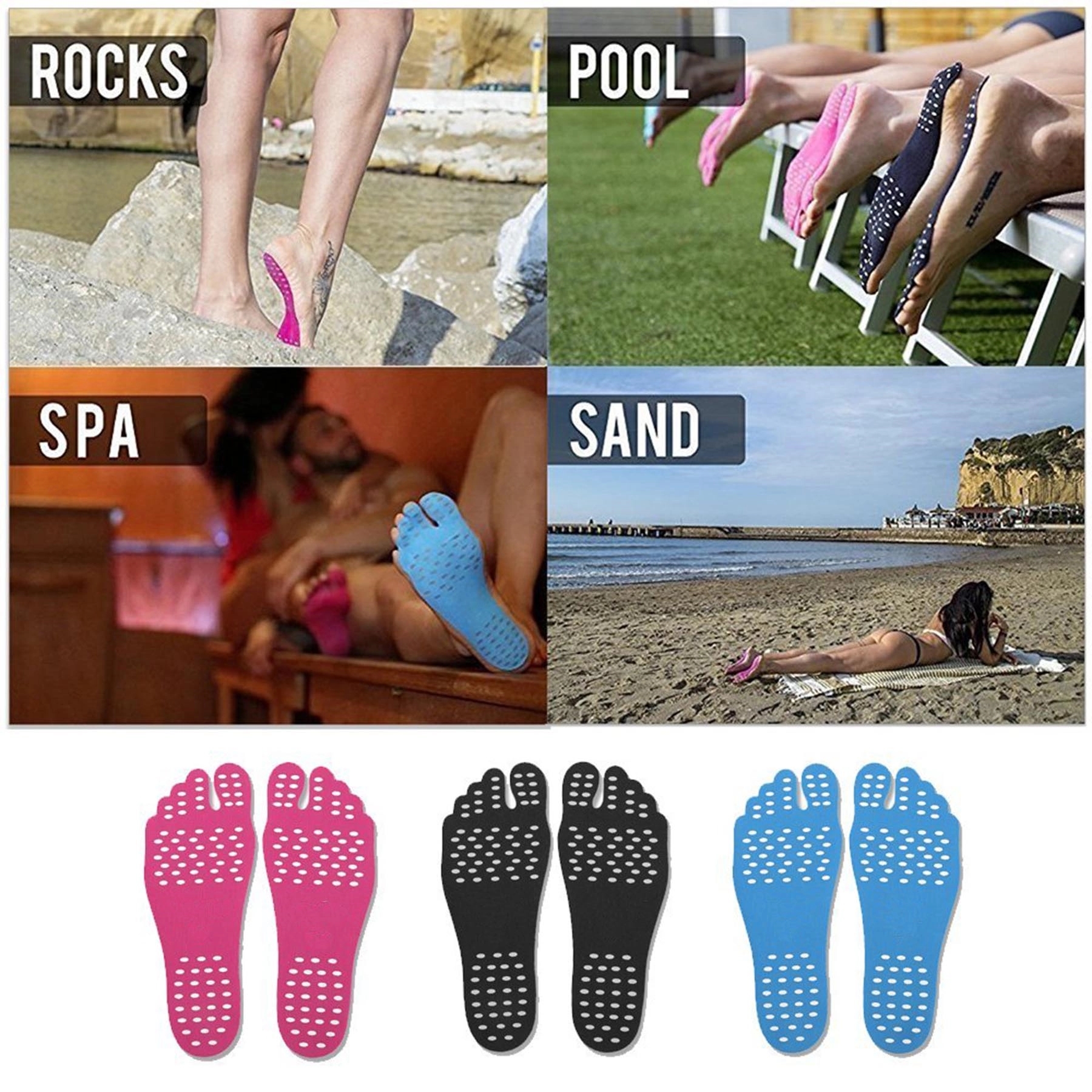 Invisible Shoes Stick on Foot Pads Sticker 1