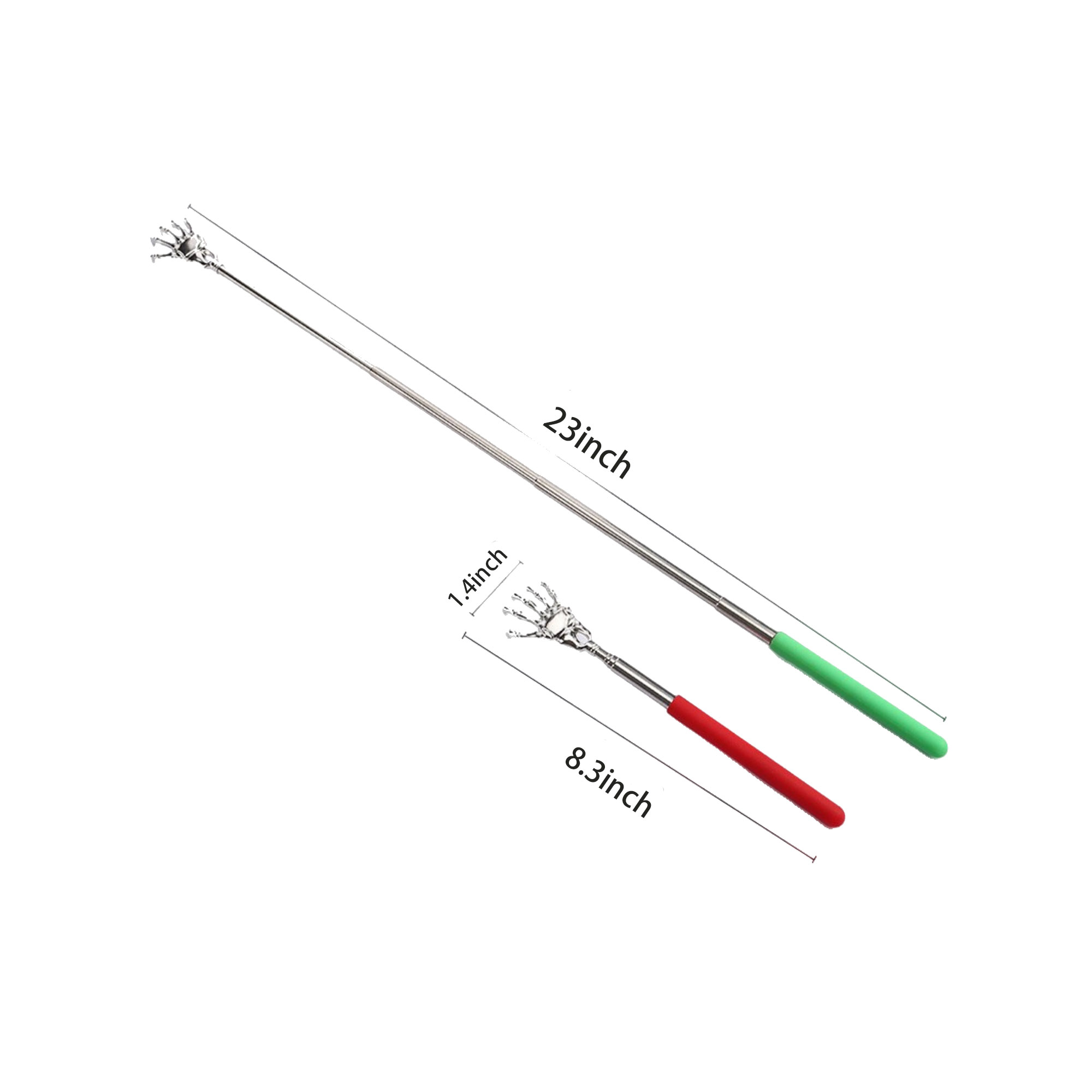 Portable Extendable Telescopic Bear Claws Metal Back Scratcher 4