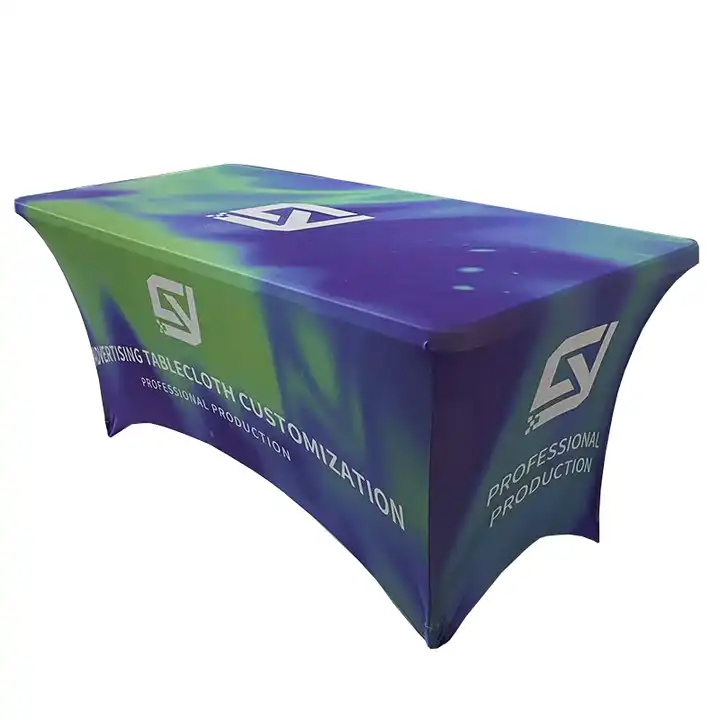 StretchFit 8' Fitted Digital Print Table Cover 19
