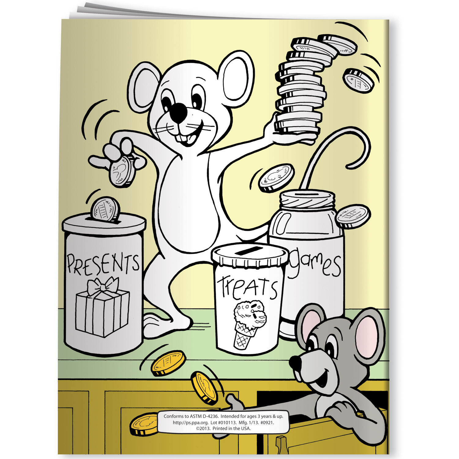 Coloring Book - Learning About Money: My Saving and Spending Plan 2