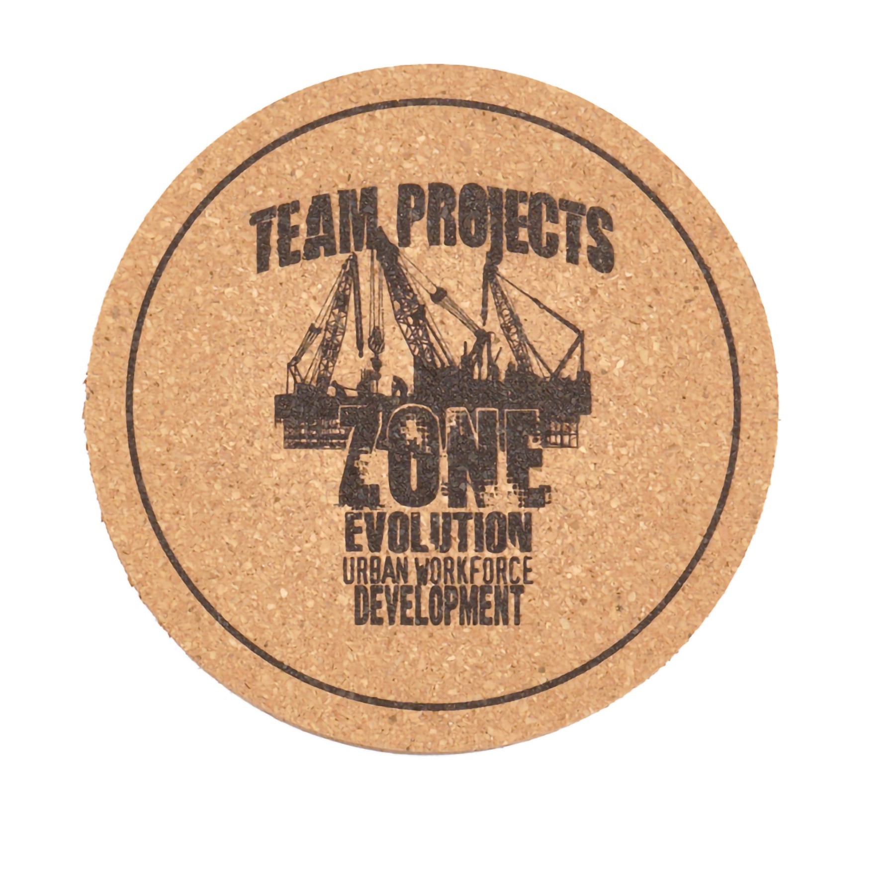 Large Cork Coaster 3