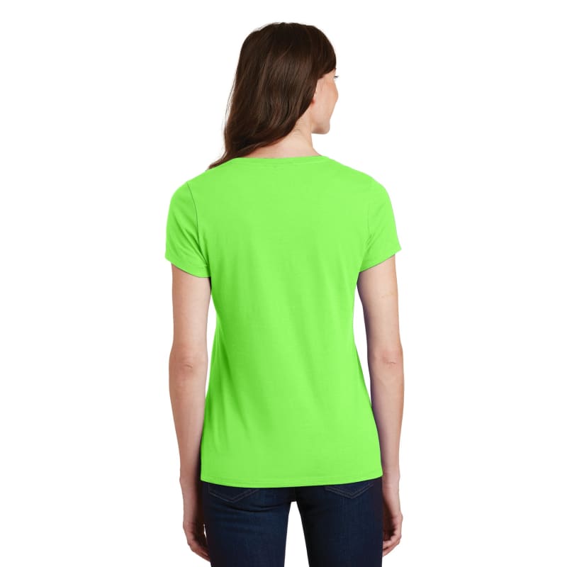 Port & Company Women's Fan Favorite V-Neck Tee. 110
