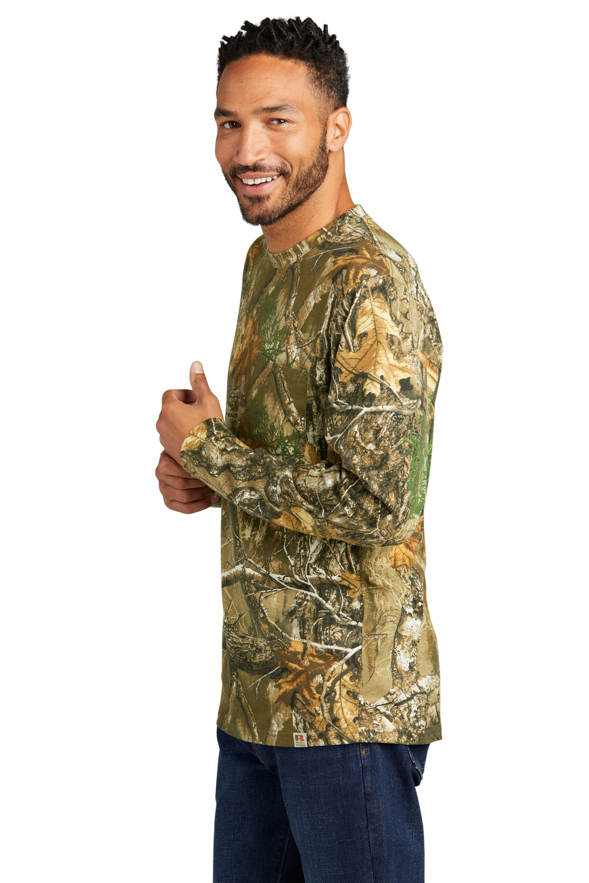 Russell Outdoors Realtree Long Sleeve Pocket Tee RU100LSP 3