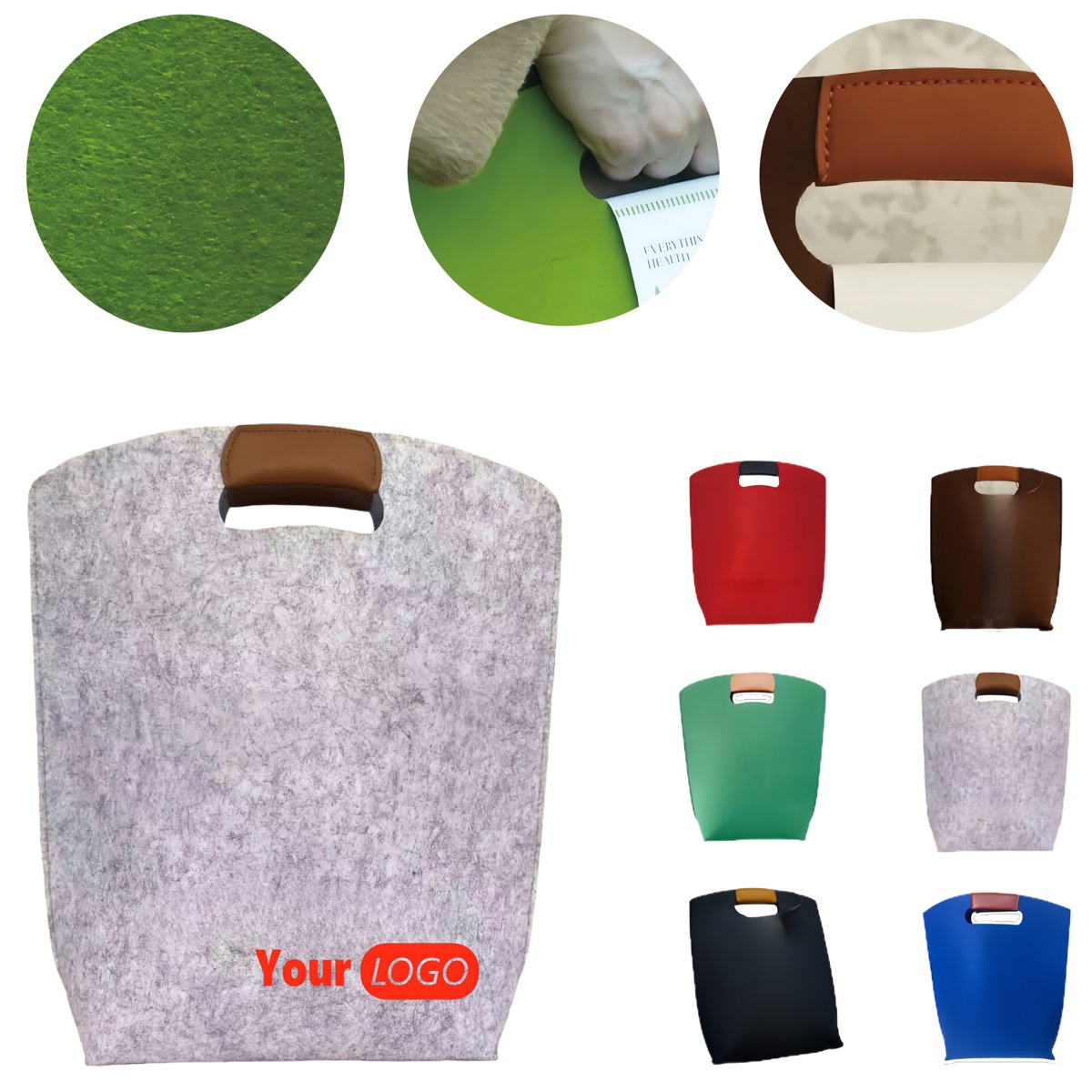 Minimalist Felt Gift Bag 3