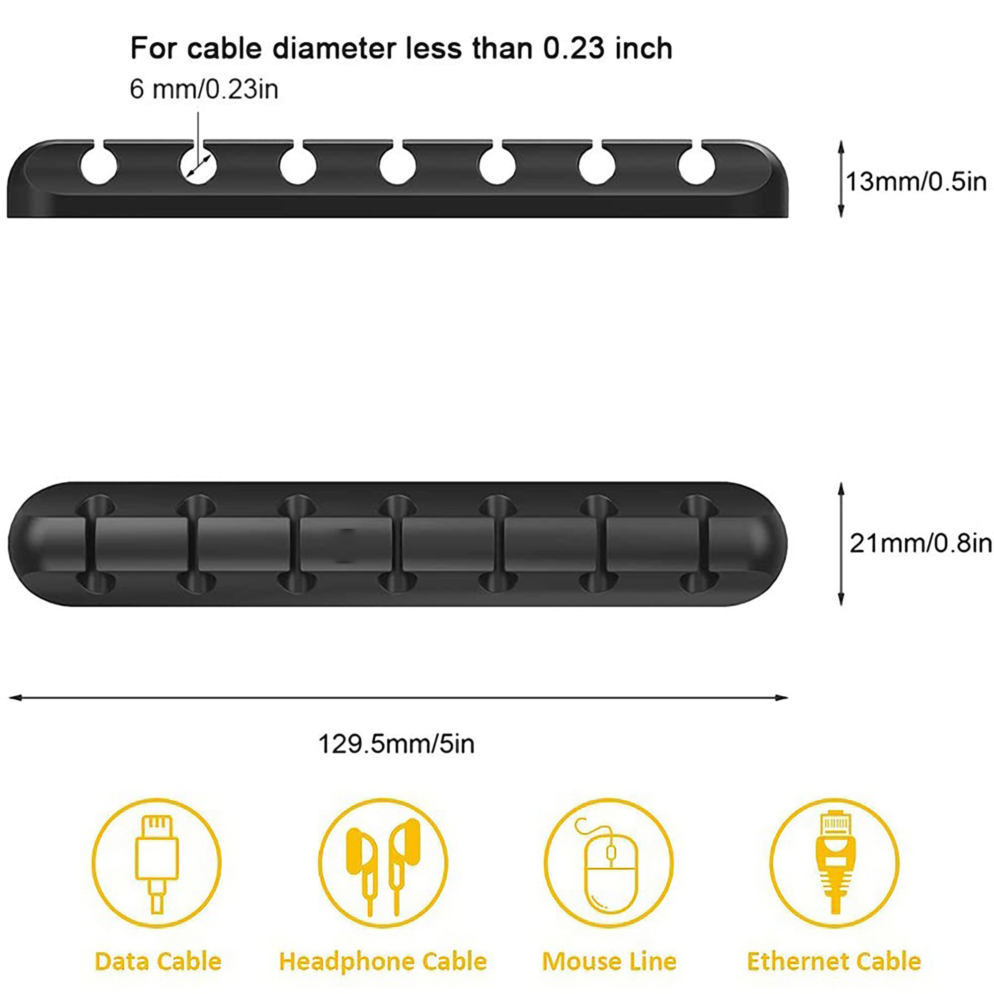 Silicone Cable Organizer 5