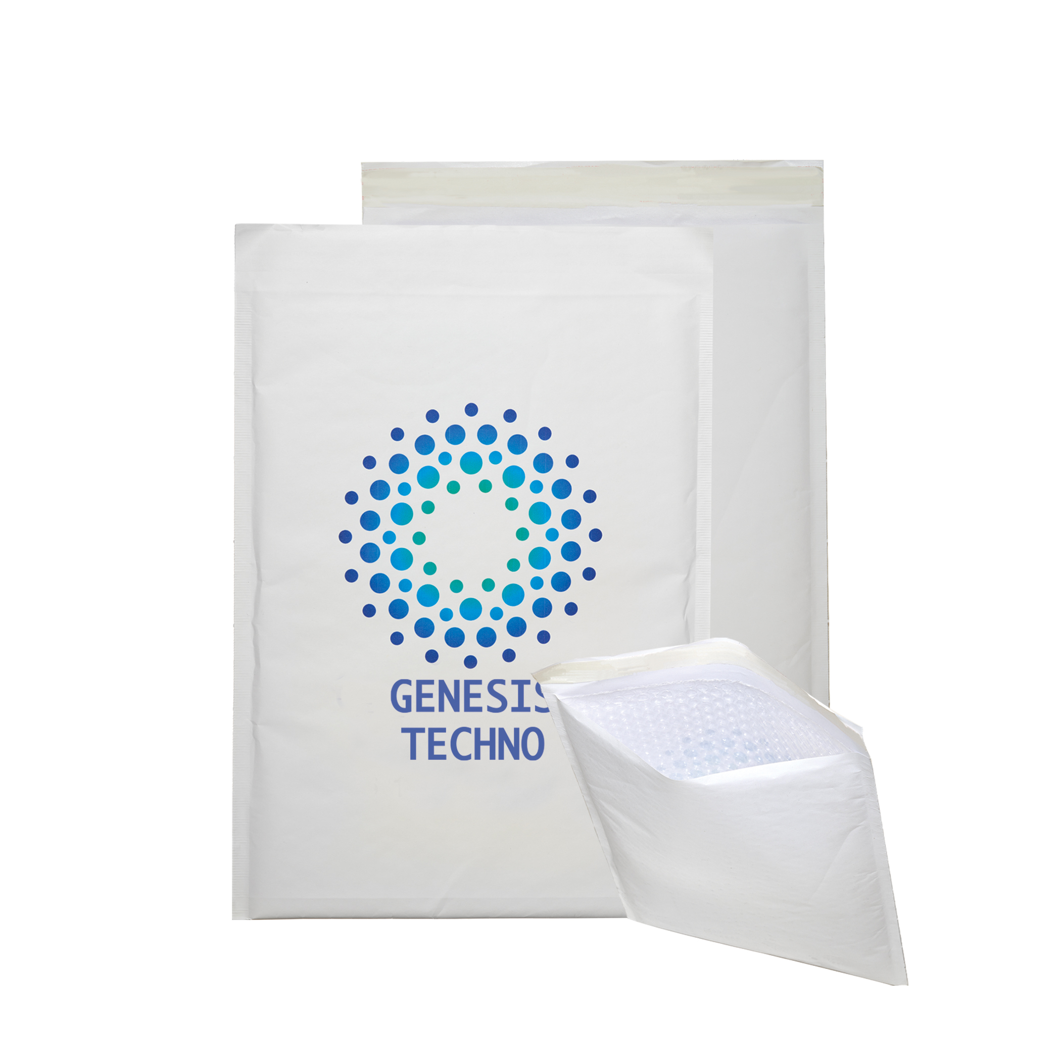 White Kraft Padded Mailer with Peel & Seal Closure 1