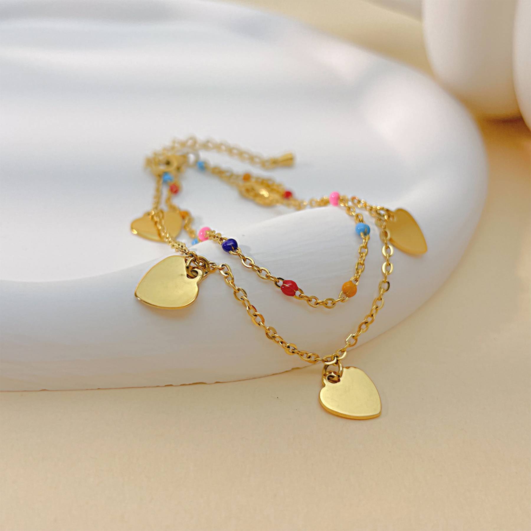 Stainless Steel Dopamine color love bracelet 7