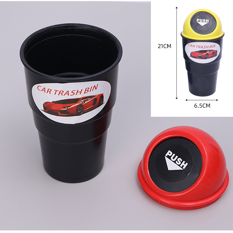 Car Garbage Can with Lid 3
