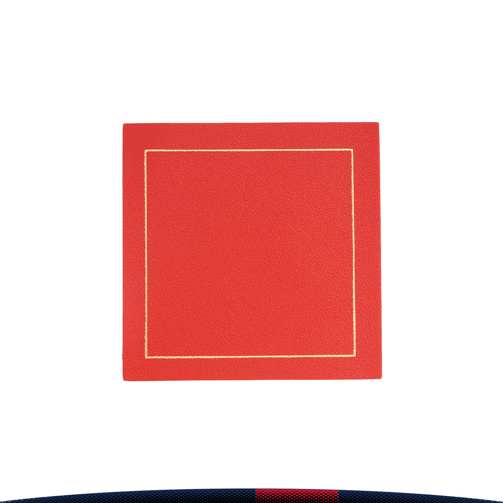 Square PU Leather Coaster 11