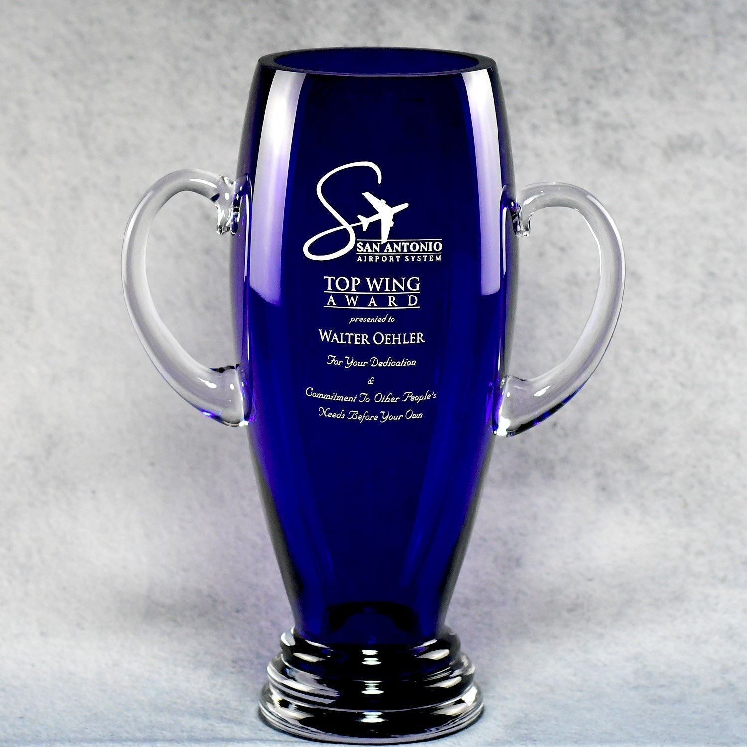 Tall Cobalt Blue Vase 2
