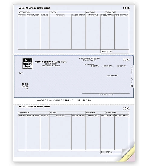 Laser accounts payable check 1