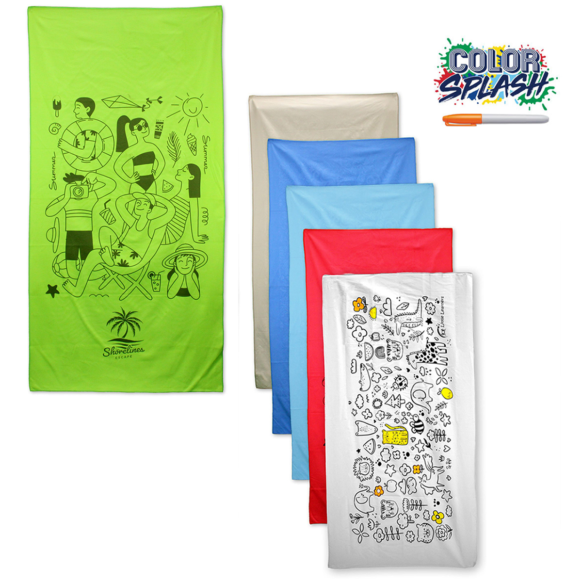 Microsuede Beach Towel 10