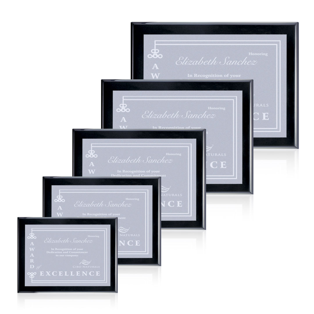 Oakleigh/Warden Plaque - Black Finish 5