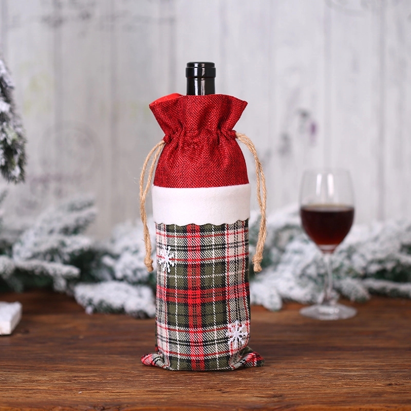 Christmas Wine Bottle Cover 2