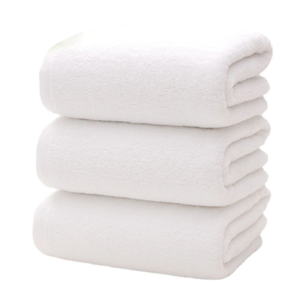350G Salon Resort White Cotton Bath Towel 1