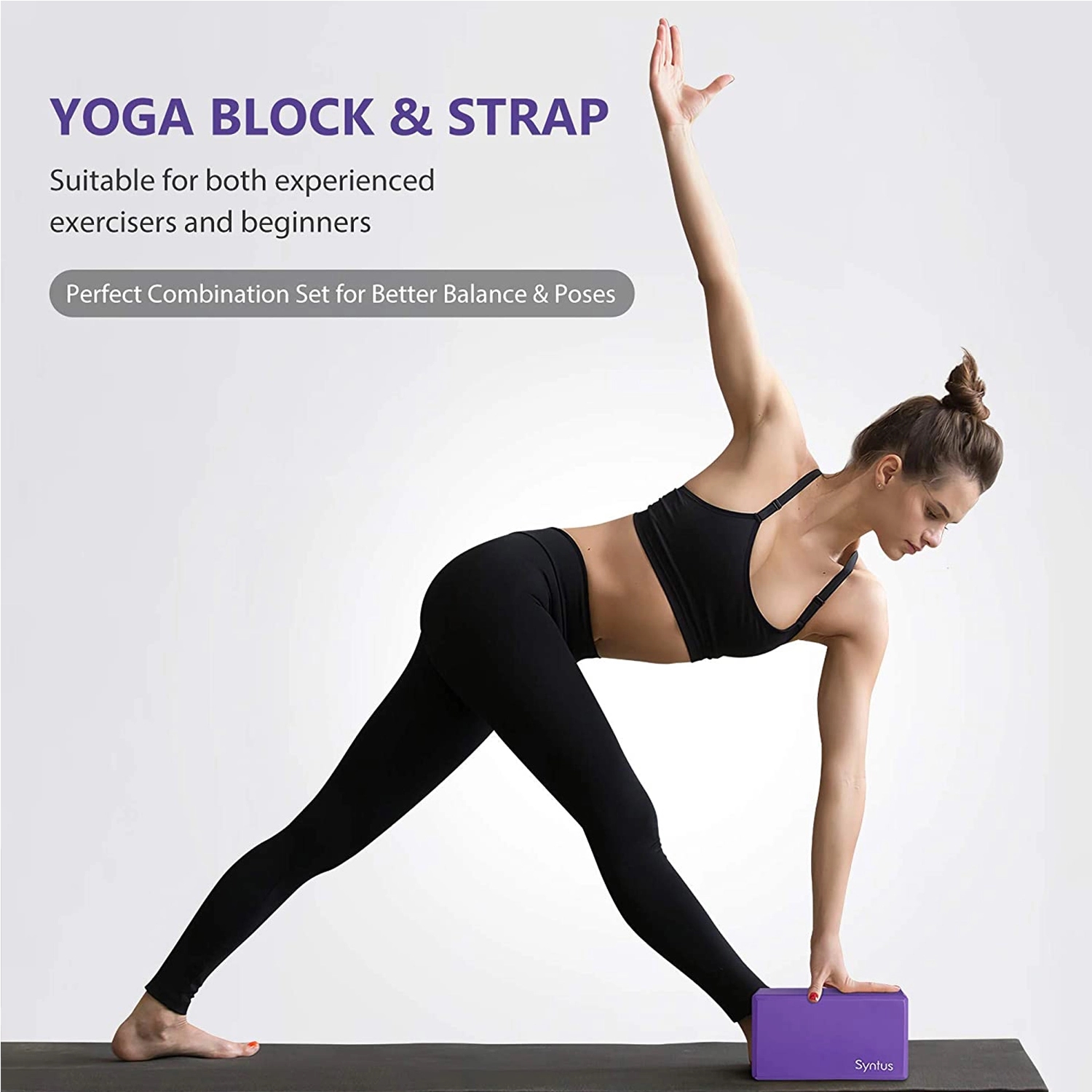 2 Yoga Bricks W/ Belt 8