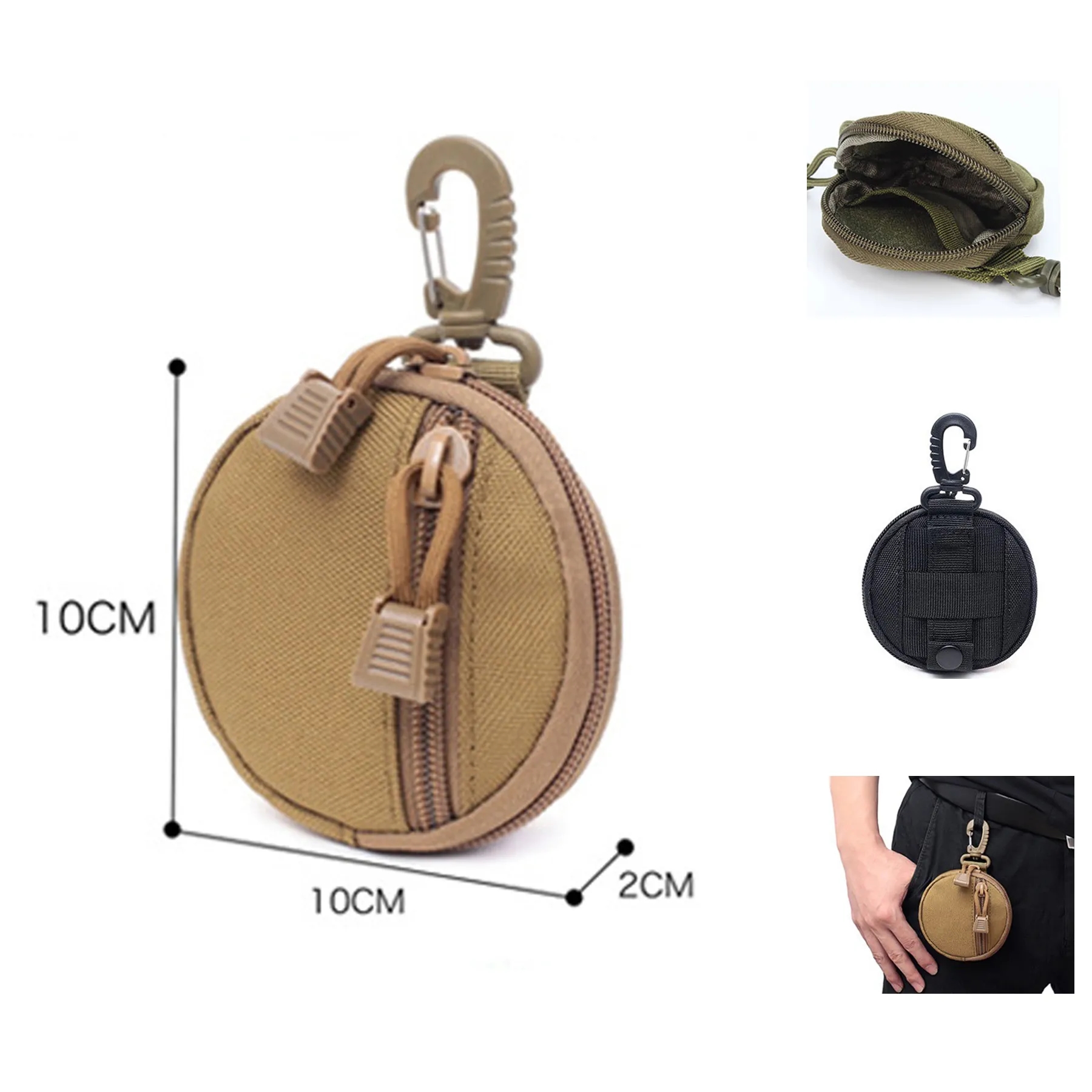 Small Round Coin Holder Pouch 3
