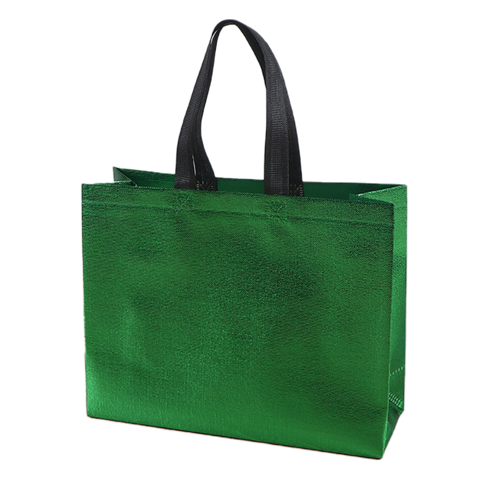 Custom Reusable Laser Lamination Sparkle Gift Tote Bags 6