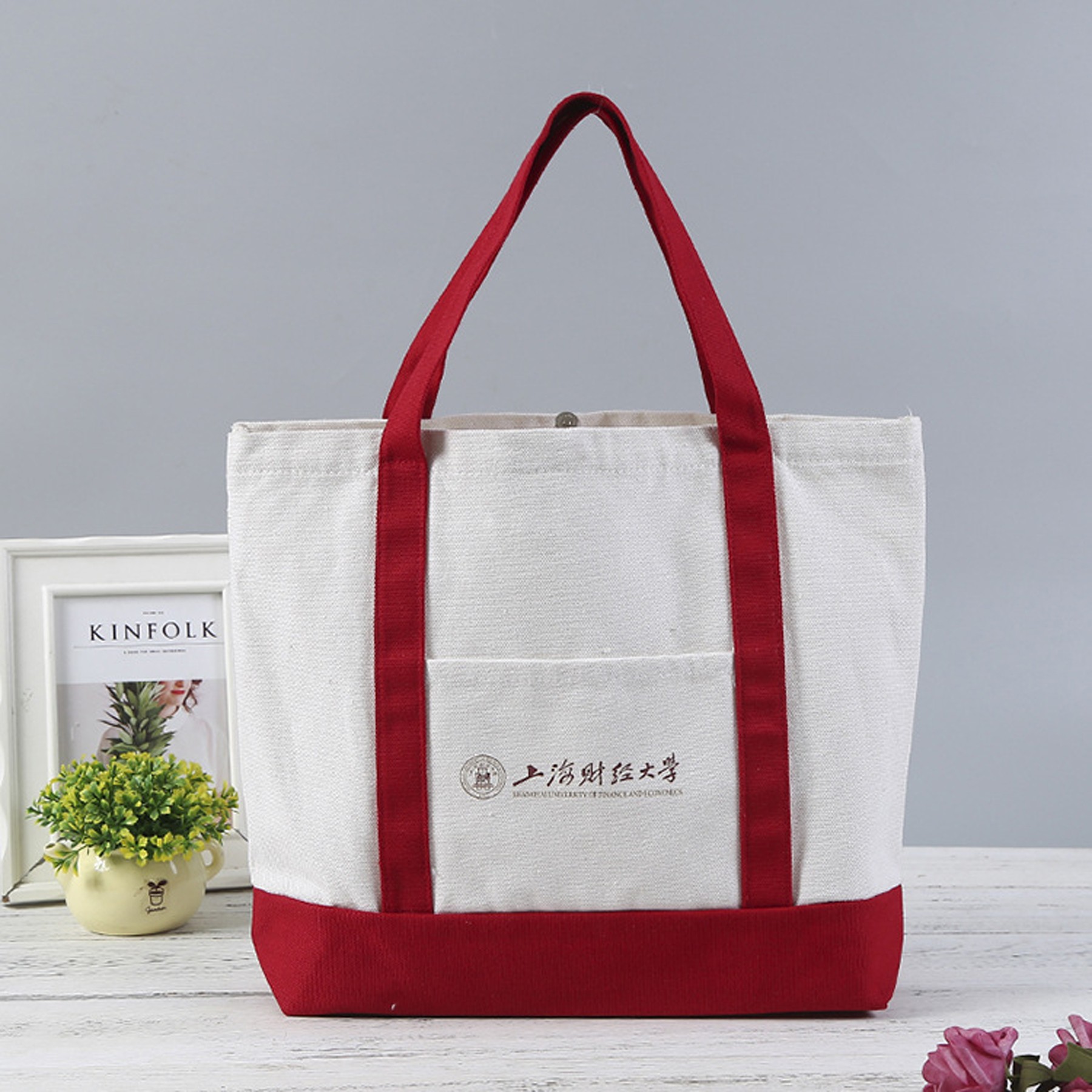 Canvas Tote Bag, custom tote bag with logo imprint 2