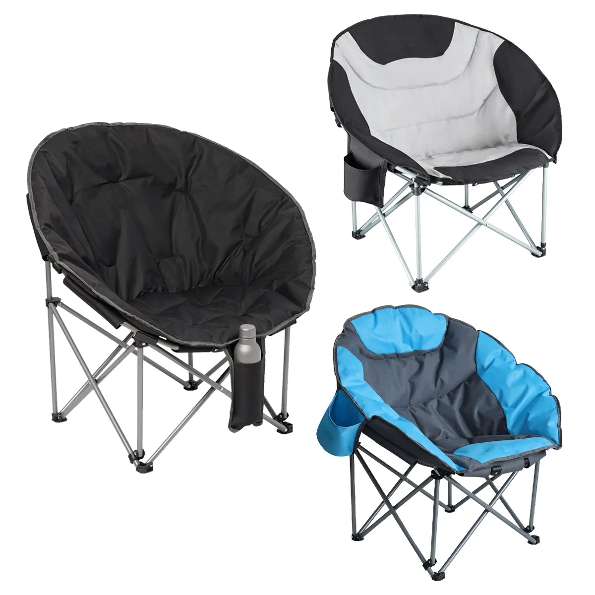 Folding Moon Chair ( 400lbs Capacity) - Personalization 2