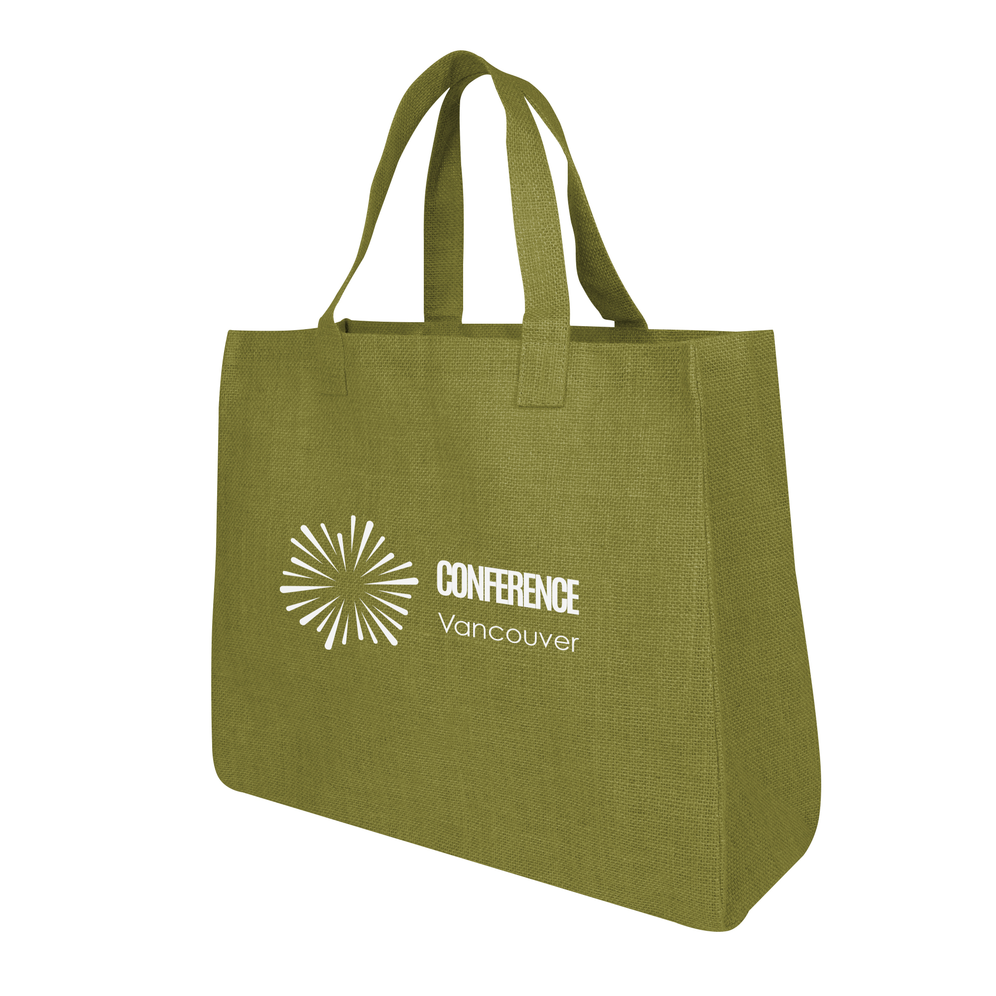 Juliet Jute Tote Bag, custom tote bag with logo imprint 7