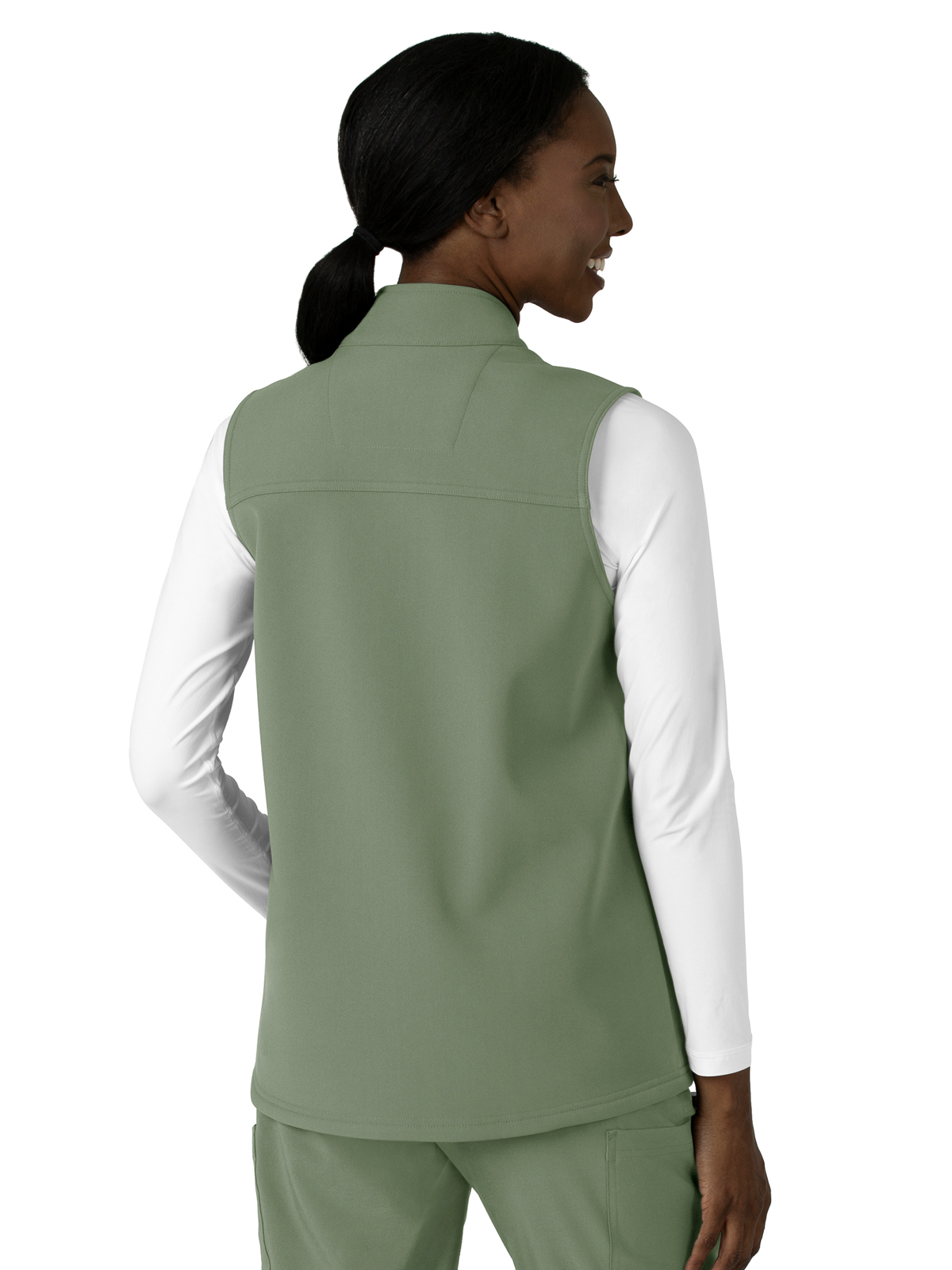 Carhartt Scrubs - Rugged Flex Peak - Women's Four-Pocket Bonded Fleece Vest 17