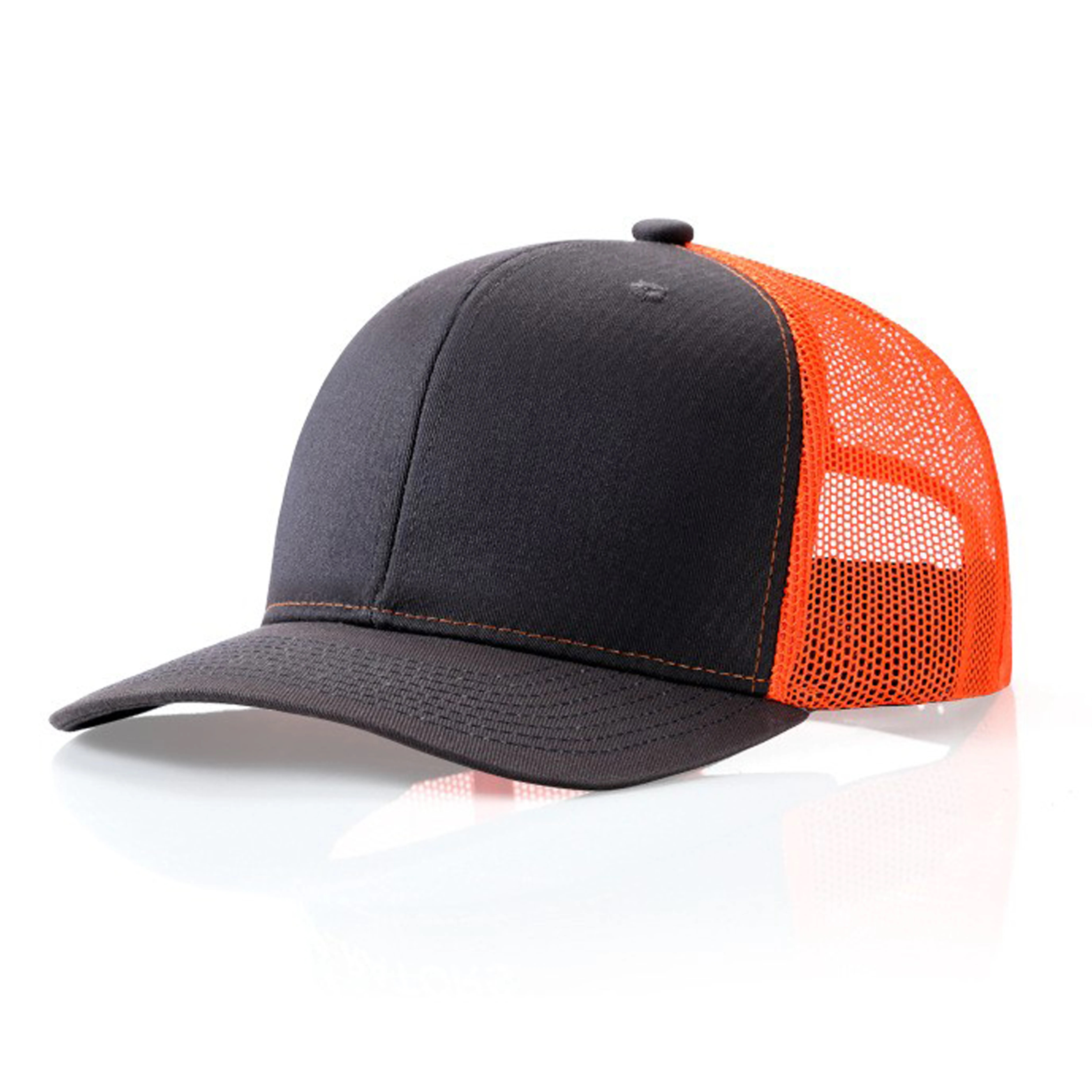 Flat Bill Trucker Cap w/ Mesh 6