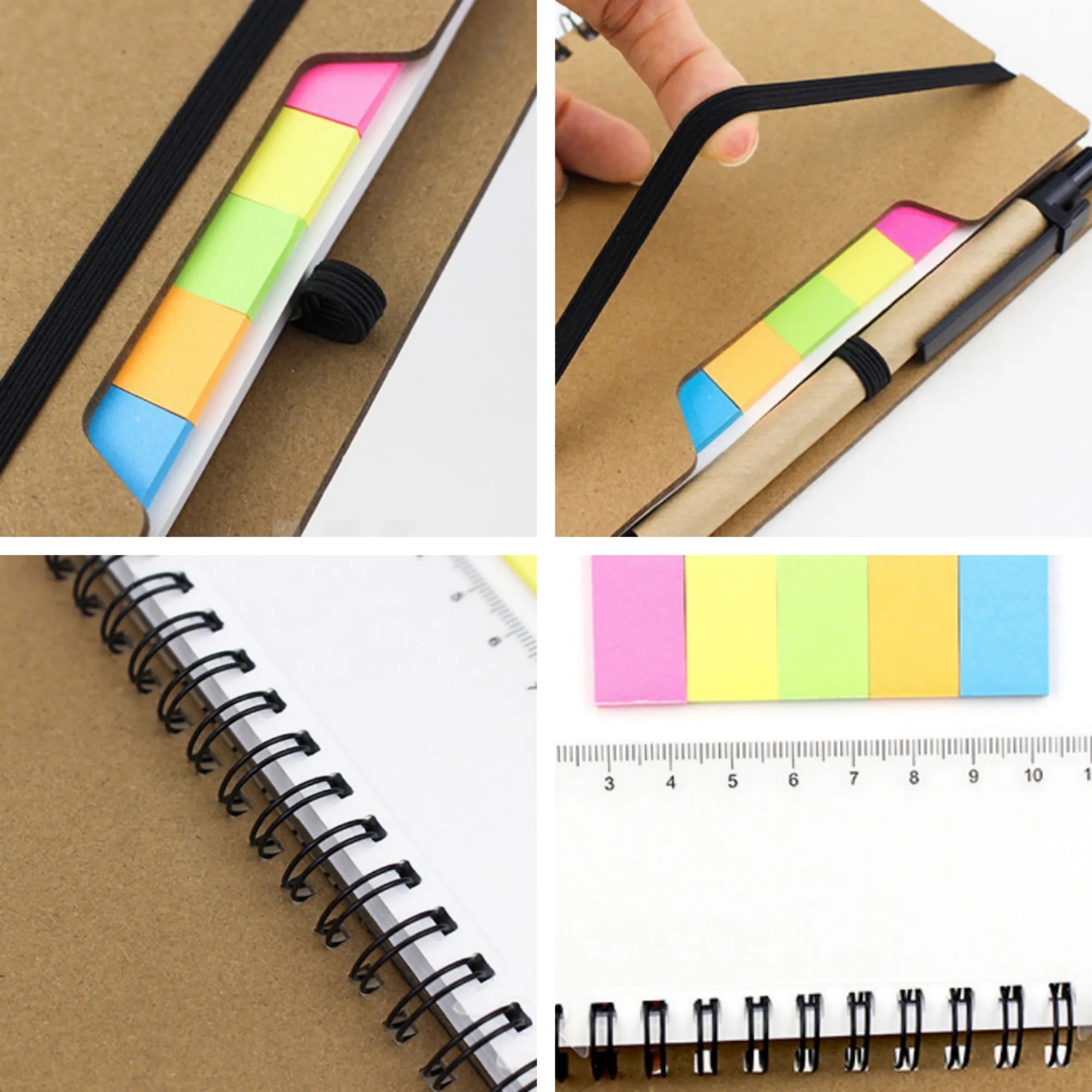 Custom Logo Sticky Notes With Pen Memo Pad Set 2
